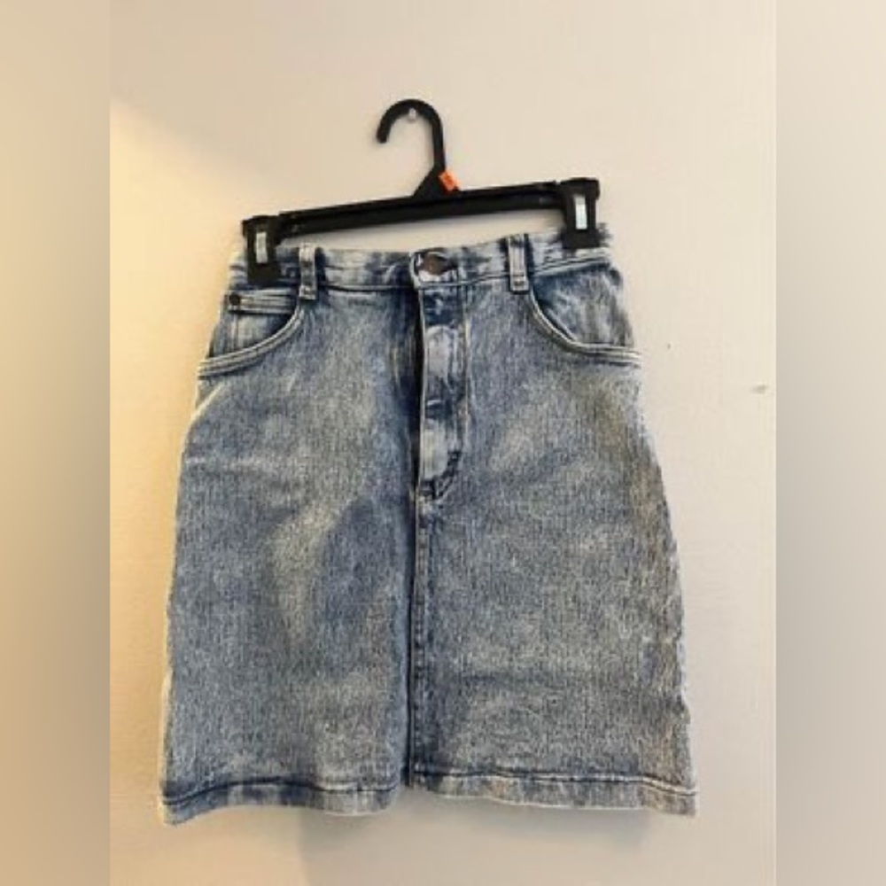Vintage Cap Ferrat Denim Skirt
